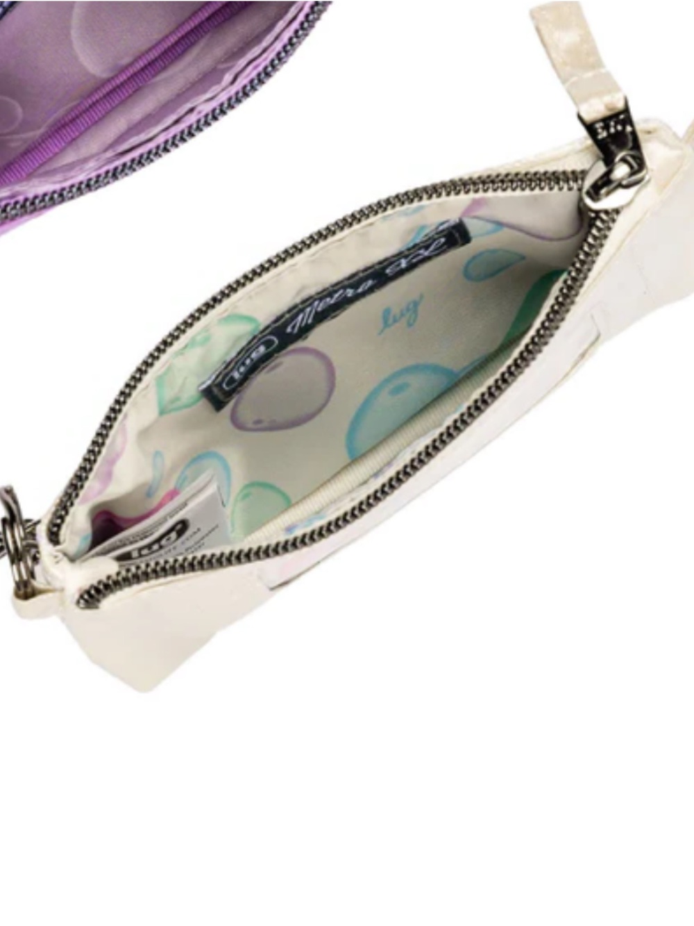 Lug Metro XL Pouch Metallic Cloud. NWT in plastic - Picture 6 of 9